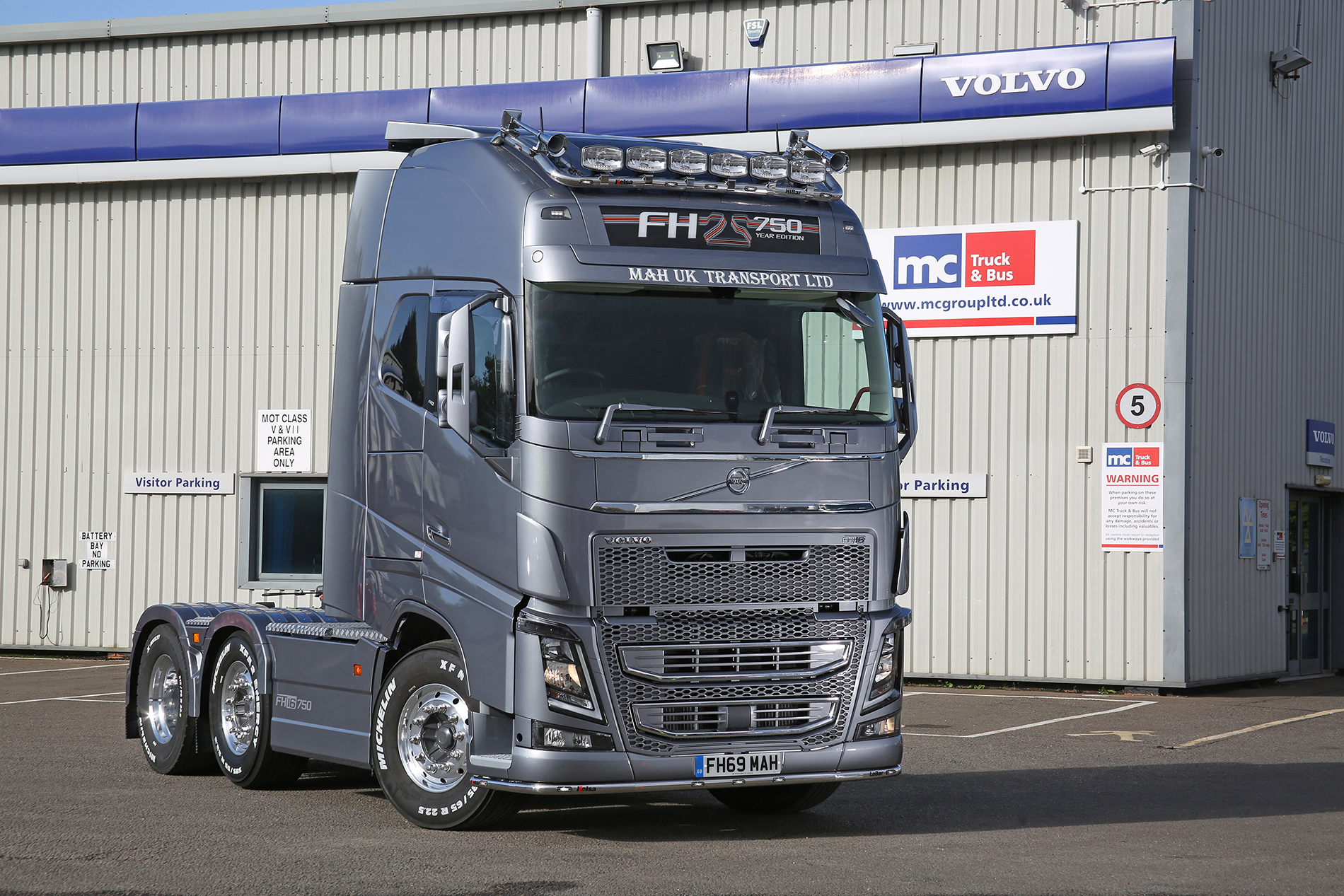 A new 25 year special edition Volvo FH16 750 keeps MAH UK