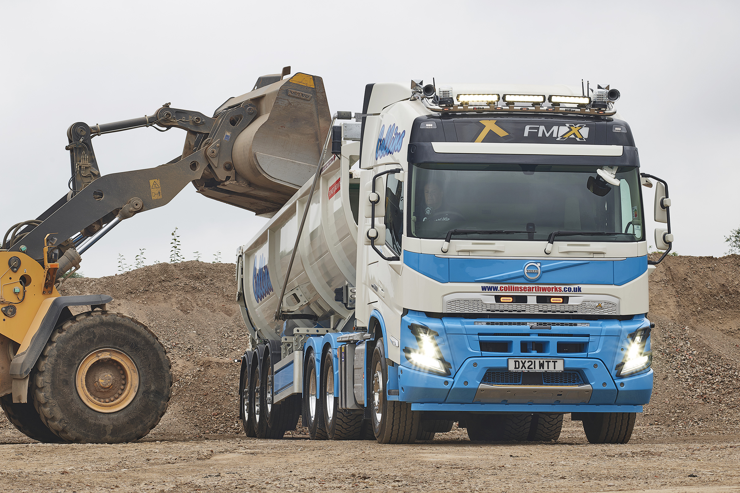 Collins Earthworks takes five new Volvo FMX tractor units - Fleet