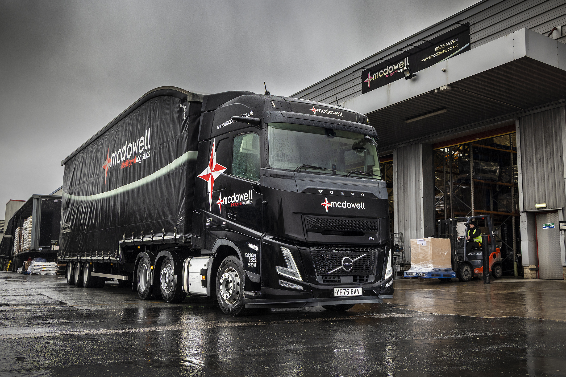 Fuel returns see R McDowell Haulage & Distribution choose three Volvo